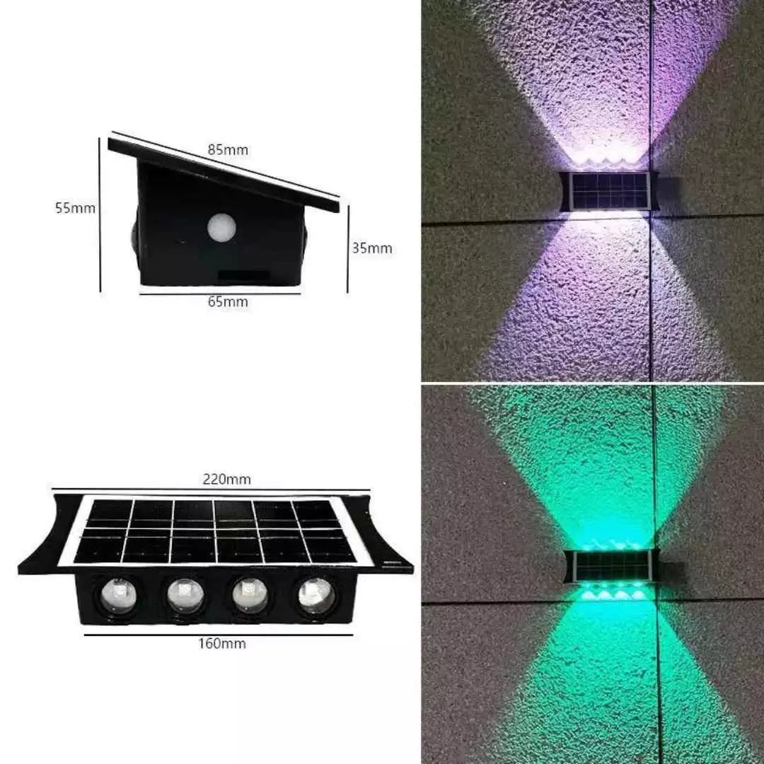 Solarna Lampa Ścienna LED