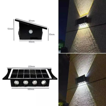 Solarna Lampa Ścienna LED