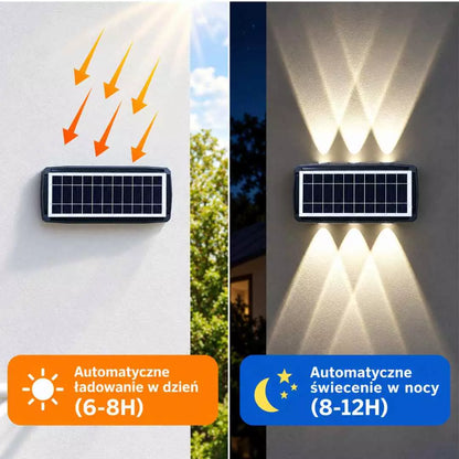 Solarna Lampa Ścienna LED
