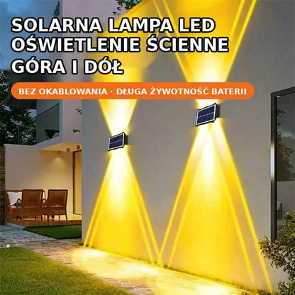 Solarna Lampa Ścienna LED