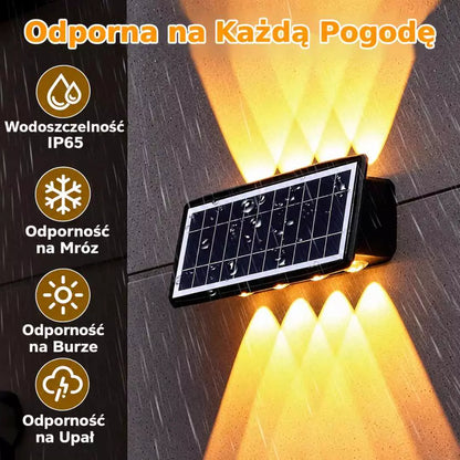 Solarna Lampa Ścienna LED